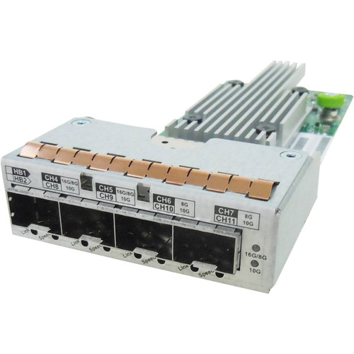 Infortrend EonStor Converged Host Board with 4 x 8GB/S Fc Ports, Or 2 x 16GB/S Fc Ports, Or 4 x 10GB/S iSCSI, Or 4 x 10GB/S FCoE Ports, Type 2 - RFE16G1HIO4-0010