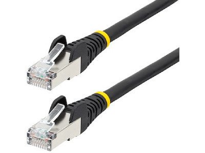 StarTech Snagless S/FTP Cat6A Cable Supports 10Gbps and 500Mhz; Ideal for 10Gbase-T Networks/Switches; Low Near-End Crosstalk (Next) and Return Loss (Rl); Fluke Tested/Etl; 100W PoE; Gold-Plated Rj45; 27Awg Bare Copper - NLGN-50F-CAT6A-PATCH