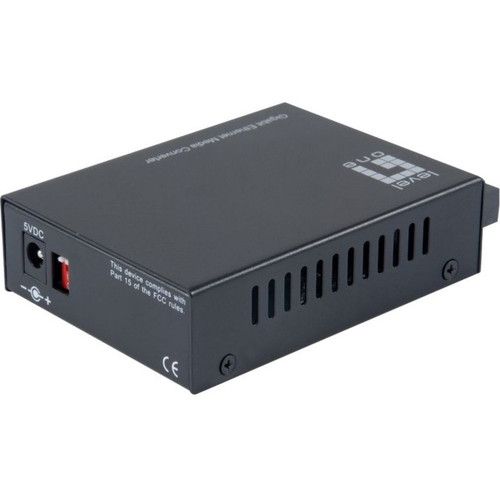 Accu-Tech Rj45 To Sc Gigabit Media Converter, Single-mode Fiber, 1310nm, 20km - GVT-2002