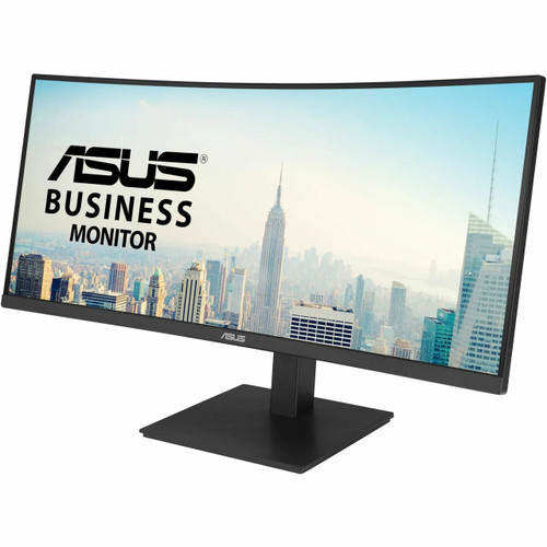 Asus VA34VCPSR Docking Monitor  34 inch, WQHD (3440x1440), 1500R Curvature, Frameless, USB-C PD 96W, RJ45, USB hub, Low Blue Light, Flicker Free
