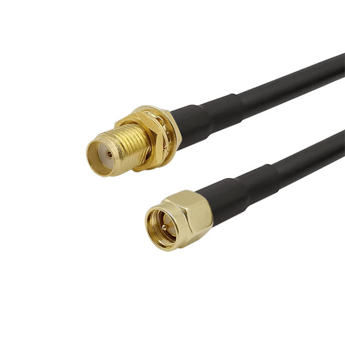 Parsec LMR200 Cable Kit for 4:1 Antenna With 2 Lte Cables, WIFI, GPS, SMA Female to SMA Male Connectors, 4 Cables At 20 Ft Each - PC2002LWG20SFSM