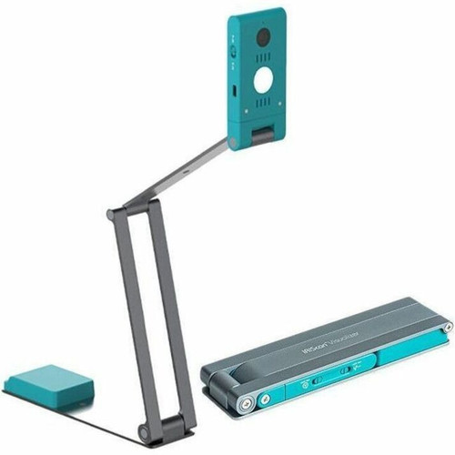 Ergoguys Iriscan Visualizer 7 Portable Document Camera Scanner. 4-In-1 Document Camera, Vizualizer, 4K Webcam, Portable Scanner. for Classroom Or Presentation. User-Friendly Interface, High-Quality Visuals From Sony Cmos Camera - 464412