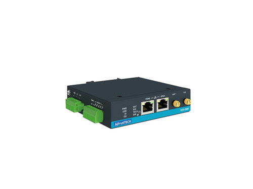 Advantech B+B SmartWorx Router - Wall-mount - Wired -2 Ethernet 10/100 Mbps;1 Rs-232, 1 Rs-485;1 Di, 1 Do- Support Rip, Bgp, Ospf - Encryption Des, 3des, Aes, Rsa, Md5, Sha-600mhz - 128mb Ram - 64mb Flash Memory - ICR-2441