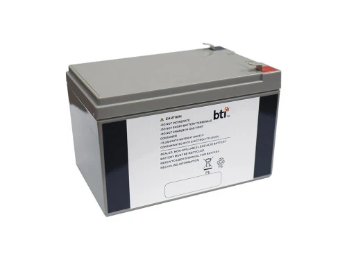 BTI 12V12A-T2-BATT-2PK-BTI 12V 12AH 1-CELL T2/F2 Sealed Lead Acid Battery (Pack of 2) for Various Back-up UPS Systems, Alarm Systems, GARAGE SYSTEMS