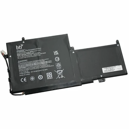 BTI Replacement Battery for HP Spectre X360 15-ap, 15t-ap000, 15-ap010ca, 15-ap011dx, 15-ap012dx, 831731-850-BTI 3-cell 11.52v, 65 Whr, Li-ion