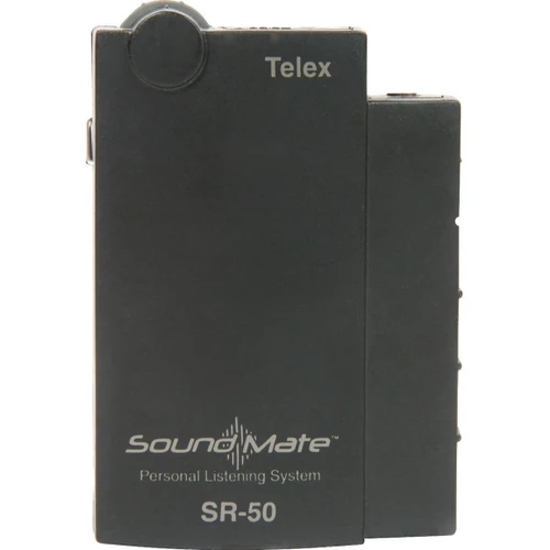 Bosch Single Frequency Personal Receiver With Beltclip - Requires Two Aa Batteries (batteries And Earphone Sold Separately) - SR-50-Q