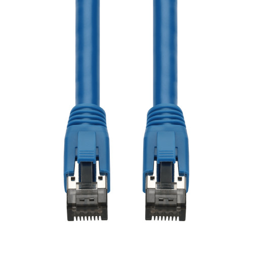 AddOn 15ft Blue Cat8 Shielded (s/ftp) Pvc Ethernet Cable Snagless Easy Boot RJ-45 M/m - ADD-15FCAT8-BE