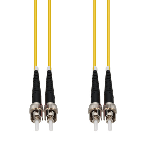 AddOn 30m St To St Yellow Os2 Duplex Ofnp (plenum-rated) Smf Fiber Patch Cable - ADD-ST-ST-30M9SMFP