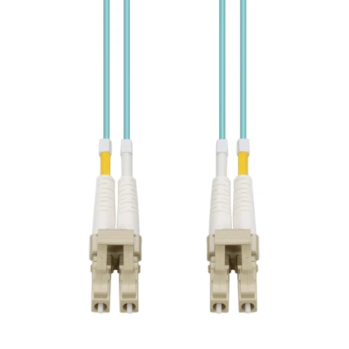 AddOn 3m Lc To Lc Aqua Om4 Duplex Ofnp (plenum-rated) TAA Fiber Patch Cable - ADD-LC-LC-3M5OM4P-TAA