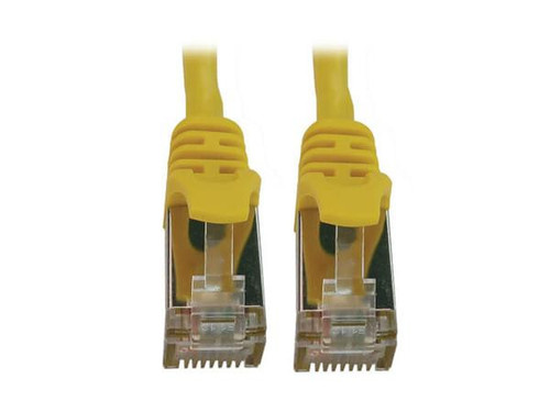 Eaton Ethernet Cable - Shielded Twisted Pair (STP) - Male Left Gender - Male Right Gender - RJ-45 Right Connector - RJ-45 Left Connector - 6Feet Length - Yellow - Pvc - 28 American Wire Gauge (Awg) - Cat6A Performance L - N262-S06-YW