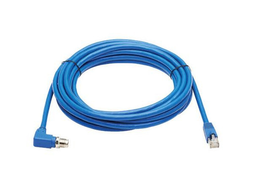 Eaton Network Cable - Foiled, Unshielded Twisted Pair (F/Utp) - Male Left Gender - Male Right Gender - M12 X-Code Right Connector - Rj-45 Left Connector - 5M Length - Blue - Pvc - Not Included - 23 Awg American Wire Gau - NM12-6A4-05M-BL