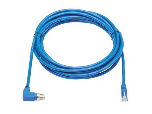 Eaton Network Cable - Unshielded Twisted Pair (Utp) - Male Left Gender - Male Right Gender - M12 X-Code Right Connector - Rj-45 Left Connector - 5M Length - Blue - Pvc - Not Included - 23 Awg American Wire Gauge (Awg) - NM12-604-05M-BL
