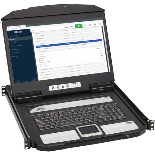Eaton Tripp Lite Series 1U Rack-Mount Short-Depth HDMI KVM Console With 18.5 In. Lcd, TAA - B021-SWHD-K
