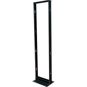 Eaton Tripp Lite Series 45U Smartrack 2-Post Open Frame Rack, 800 Lbs (362.9 Kgs) Capacity - Organize And Secure Network Rack Equipment - 45U 2-Post Open Frame Rack - Black Aluminum With 12-24 Threaded And Numbered Moun - SR2POST