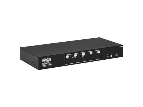 Eaton Tripp Lite Series 4-Port Hdmi Dual-Display Kvm Switch - 4K 60 Hz, Usb 3.2 Gen 1, Hdcp 2.2, Usb Sharing - Lets You Control 4 Pcs Or Laptops Using 2 Monitors And One Usb Keyboard/Mouse, As Well As Share 2 Usb Periph - B006-HD2UA4