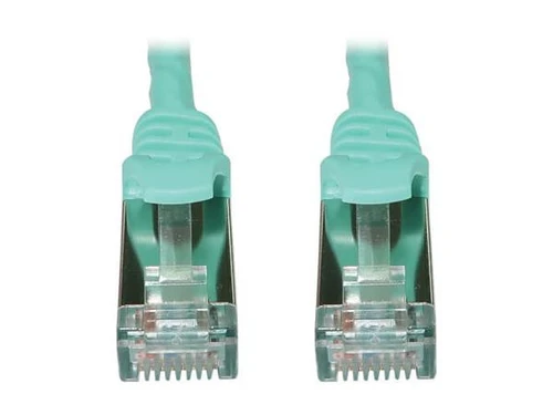 Eaton Tripp Lite Series Cat6A 10G Snagless Shielded Slim STP Ethernet Cable (Rj45 M/M), PoE, Black, 5 Ft. (1.5 M) - N262-S05-BK