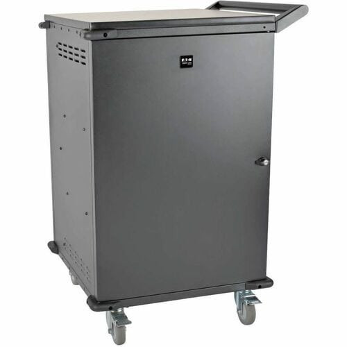 Eaton Tripp Lite Series Multi-Device Charging Cart, 36 Ac Outlets, Chromebooks And Laptops, 230V, Schuko Black - Heavy-Duty Steel Construction And Locking Mechanism Keeps Equipment Secure - CSCXS36AC