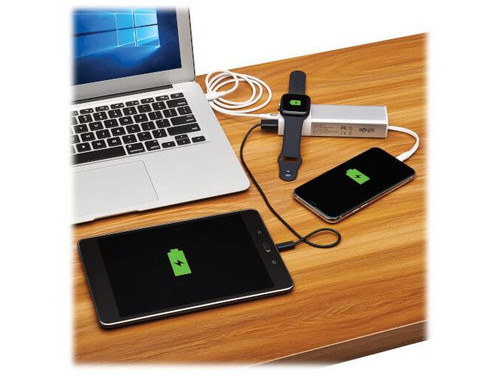 Eaton Tripp Lite Series Portable Charger For Apple Watch - Lightning, Magnetic And Usb-A Output, 5200Mah Power Bank, Lithium-Ion, Mfi - UPB-05K2-APL