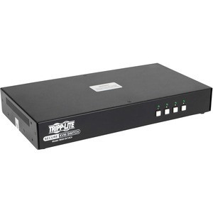 Eaton Tripp Lite Series Secure KVM Switch, 4-Port, Dvi To Dvi, Niap Pp3.0 Certified, Audio, Cac Support, Single Monitor, TAA - 4-Port KVM Switch, Dvi To Dvi, Is Ideal For Applications That Demand Secure Networks - B002-DV1AC4