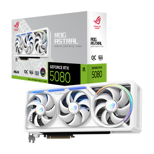 ROG Astral RTX 5080 16GB WHITE OC ROG Astral RTX 5080 16GB WHITE OC