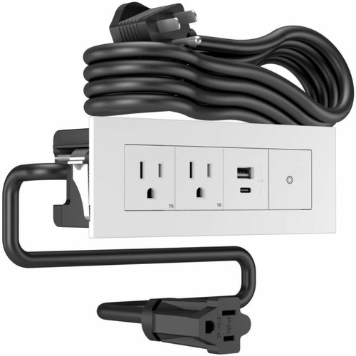 Middle Atlantic Dash Fpc 2ol,1 USB A/c,1 Pbs,White - F4RRUS6NRWC