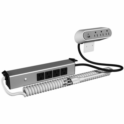 Middle Atlantic Sit Stand Desk Power, 3 So, 4 Bd, White - SS346WH