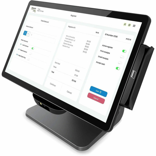 Elo E-Series 3, No Os, 15.6-Inch Wide, 1920X1080 Fhd Display, N97 Cpu, 16Gb Ram, 256Gb Ssd, Projected Capacitive 10-Touch, Clear, Ethernet, Black, Stand, Worldwide - E153661