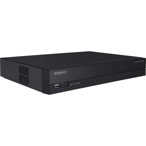 Hanwha Vision Wisenet a Series 8ch PoE Nvr, 2TB Hard Drive Pre-installed, Embedded Linux, H.265, H.264, MJPEG Codec, Plug & Play by 8 PoE (lan, 10/100), 1 RJ-45(wan, 10/100), Supported HDD (maximum 6tb), HDMI L - ARN-810S-2TB