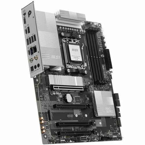 MSI Pro B850M-A Wifi - Supports Amd Ryzen 9000 / 8000 / 7000 Series Desktop Processors, Supports Ddr5 Memory, Dual Channel Ddr5, Lightning Fast Game Experience: Pcie 5.0 Slot And Lightning Gen 5 X4 M.2 - PROB850MAWIFI
