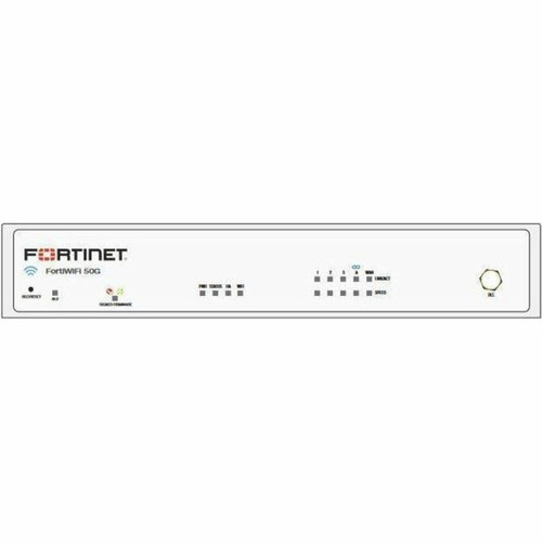 Fortinet Fortiwifi-50G-SFP Hardware Plus 5 Years Forticare Premium And Fortiguard Enterprise Protection - Desktop - Gigabit Ethernet,Wi-Fi - Http,Https - 2.4 GHz; 5 GHz - Power Adapter 100-240V Ac - 2 X 2 Mimo - FWF-50G-SFP-D-BDL-809-60