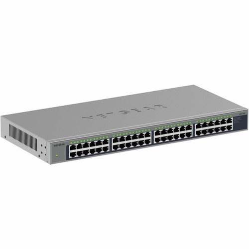 Netgear 48 Port Gigabit Ethernet Unmanaged PoE+ Essentials Switch with 24-Ports PoE+ (380W) - GS748PP-100NAS