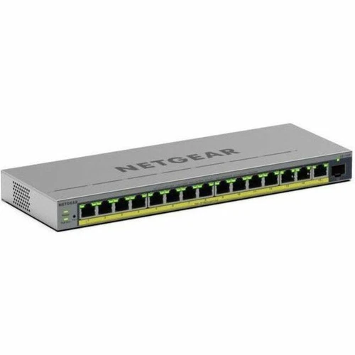 Netgear 16-Port Gigabit Ethernet Easy Smart PoE+ Switch with 1 Dedicated SFP port (180W) - GS116EP-100NAS