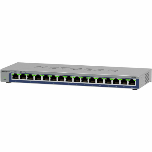 Netgear 16-Port Gigabit Ethernet Unmanaged Switch GS116v3 - GS116-300NAS