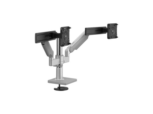 Humanscale M/flex M2.1 Dual Monitor Arm, Dynamic Links With Slider, 12 Post, 100x100mm Vesa - X221DSWB