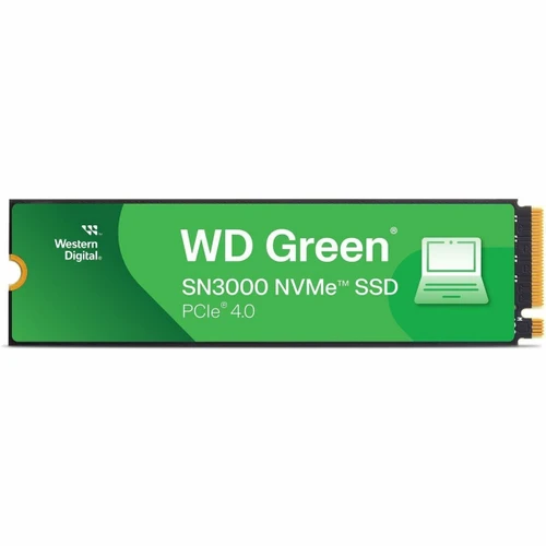 Western Digital Green SN3000 1 TB Solid State Drive - Internal - PCI Express NVMe (PCI Express NVMe 4.0) - WDS100T4G1E-00CPS0