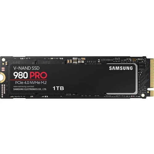 Samsung 980 PRO 1 TB Solid State Drive - M.2 Internal - PCI Express NVMe - MZ-V8P1T0E