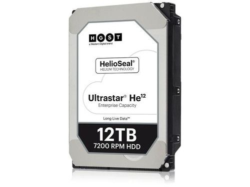 Western Digital 3.5in 26.1MM 12000GB 256MB 7200RPM SAS ULTRA 4KN ISE P3 HE12 - 0F29560