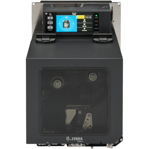 Zebra ZE521 Double Sided Desktop, Manufacturing, Healthcare, Retail Thermal Transfer Printer - Monochrome - Label Print - Fast Ethernet - USB - USB Host - Serial - Bluetooth 4.1 - RFID - US - ZE52162-L0100A0Z