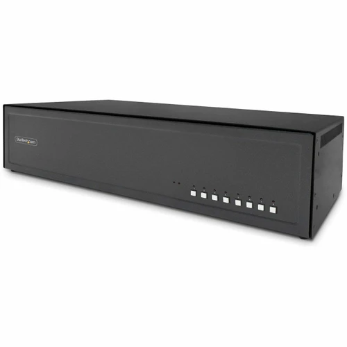 StarTech Securely Control Eight DVI Desktops or Servers from One Mouse, Keyboard, and Two Monitors; Niap 4.0 Certified Prevents Data Leaks, Isolates Systems, and Has No Internal Memory; Metal Housing; Cac Port; Anti-Tamp - CK4-D208C