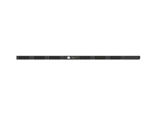 Raritan 3PH, 208V AC, 60A 48A/PH Rated ; 24 outlets: 18x C13, 6x CX, plug: IEC 60309 3P+E 60A Delta Rear feed, 17.3kVA; Outlet Metered/Switched, 2U horizontal PDU SecureLock ready, High resolution LCD display, iX, USB-A, USB- - PX4-5529R-E8V2