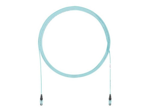 Panduit Pannet Fiber Optic Network Cable - 65.62 Ft Fiber Optic Network Cable For Network Device, Fiber Optic Cassette, Enclosure - 400 Gbit/S - Ofnp, Plenum - 50/125 µm - Aqua - FRZTP77X001M020