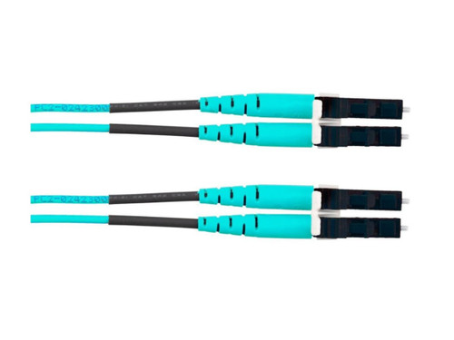 Panduit Fiber Optic Cable - Fiber Optic - Female Left Gender - Female Right Gender - Mpo Right Connector - Mpo Left Connector - 77Ft Length - Aqua - Plenum (Ofnp) - Multimode - FYZUP55Y005F077