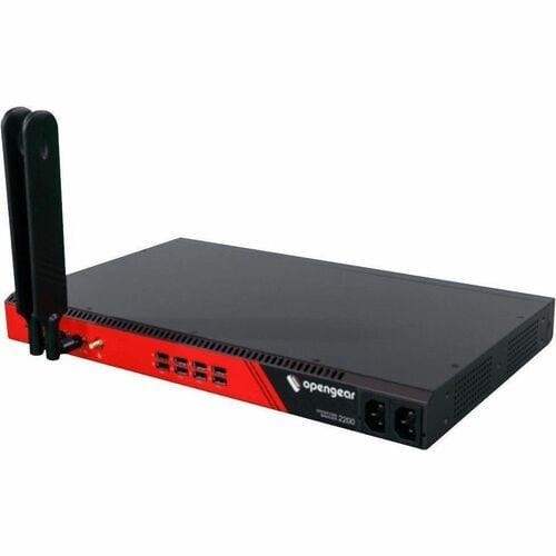 Opengear 24 Serial Ports + 24X 1Gbe Switch, X86 4-Core Cpu, 8G Ram, 64G Ssd, 1Gbe with Sfp, Docker Support, Tpm 2.0, Dual Dc, Lighthouse Service Portal Enabled - OM2224-24E-DDC-LSP
