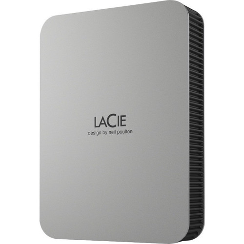 Seagate LaCie 2TB External USB-C Drive Drive - Grey - Back up files with a single click or schedule automatic backups with LaCie Toolkit - STLR2000400