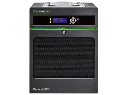 Ciphertex SecureNAS CX-160KSSD-X 60TB Encrypted NAS, SSD, 4-Core Xeon, 32GB RAM - SNCX160KSSD-X-4C-32G-60TB