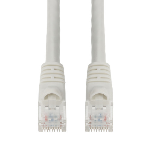 AddOn 50-Pack 1Ft White Cat 6 Pvc Ethernet Cable Snagless Bubble Boot RJ-45 M/M Bulk Bag Packaged, No Twist Ties - ADD-1FCAT6-WE-50PK