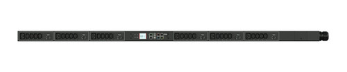 Raritan 208V, 3PH, 100A Rated To 80A, 30 Outlets: 18 X C13, 12 X C19,Input : Iec60309 100A, 0U, 28.8Kva, Bottom-Bottom Feed, Outlet Metered/Switched, Ix7 And Sensor Connection - PX3-507AV-V2
