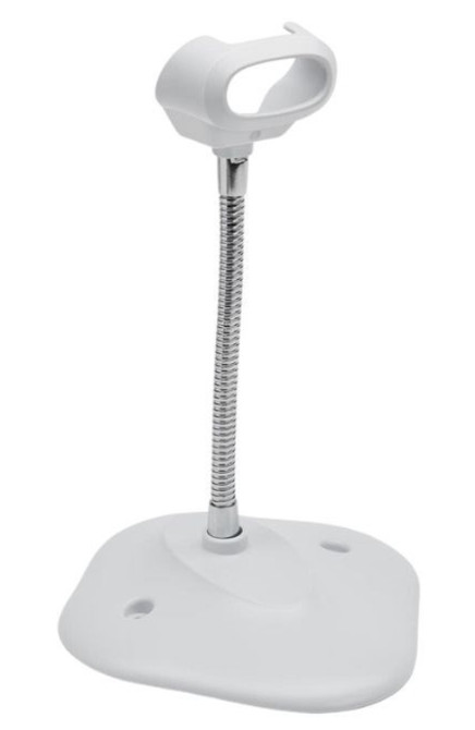 Zebra DS55 Gooseneck Stand, White - STND-GS0055C-0W