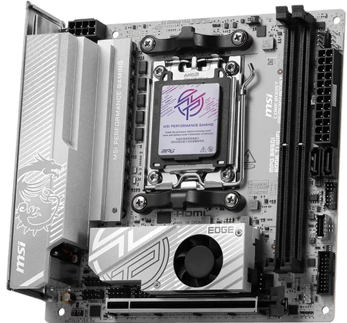 MSI Realtek Alc4080 Codec - Mpg B850I Edge Ti Wifi - Mini Itx - Supports Amd Ryzen 9000/ 8000/ 7000 Series Desktop Processors - Amd Am5 B850 - Socket Am5 - Ddr5 - 128Gb Ram Supported - HDMI - MPGB850IEDGETIWIFI