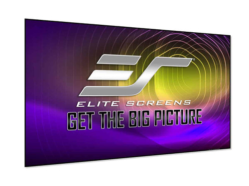 Elite Screens Aeon CLR 5, 138IN Diag. 16:9, Ceiling /Ambient Light Rejecting (CLR /ALR) Ultra-Short Throw EDGE FREE Fixed Frame Projector Screen - AR138H-CLR5